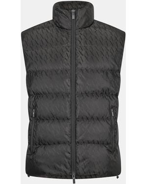 ARMANI EXCHANGE Down Quilted Sleeveless Gilet - Black