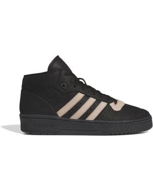 adidas Rvlry Mid Basketball Trainers - Black