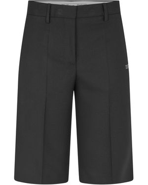 Off-White c/o Virgil Abloh Textured Relaxed Fit Knitted Trousers - Black