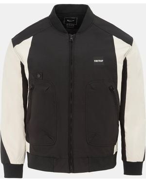 Firetrap Pad Stand Collar Full Zip Long Sleeve Softshell Jacket - Grey