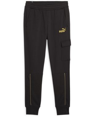 PUMA Ess+ Minimal Cargo Trousers Joggers - Black