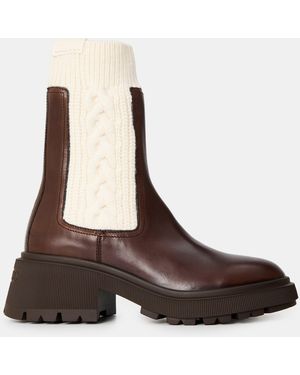 Jimmy Choo Ankle Heeled Boots - Brown