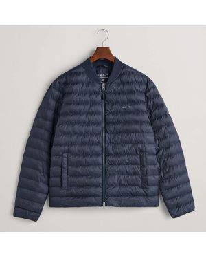 GANT Light Padded Bomber Jacket - Blue