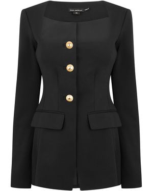GOOD AMERICAN Sculpted Blazer - Black