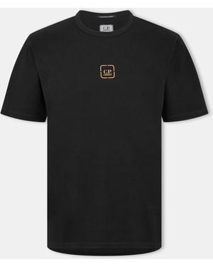 CP COMPANY METROPOLIS Back Logo T-Shirt - Black