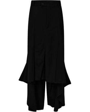 Balenciaga Godet Skirt - Black
