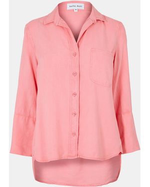 Bella Dahl Long Sleeve Plain Shirt - Pink
