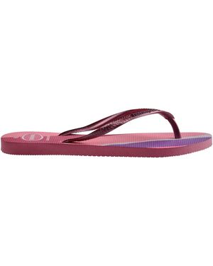 Havaianas Slim Palette Glow Flip Flops - Purple
