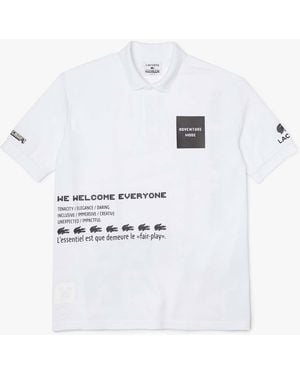Lacoste Live X Minecraft Polo Shirt - White