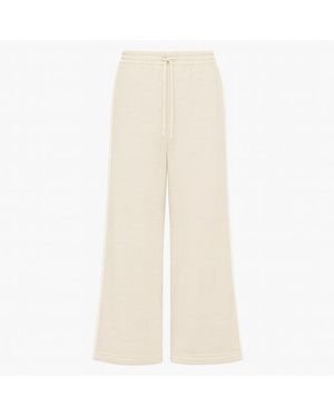 I Saw It First Side Stripe Wide Leg Joggers - Natural