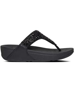 Fitflop Lulu Summerfoil Toe-Thong Sandals - Blue