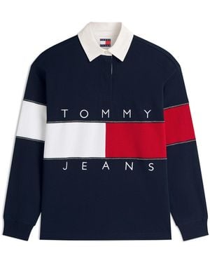 Tommy Hilfiger Rugby Polo Shirt - Blue