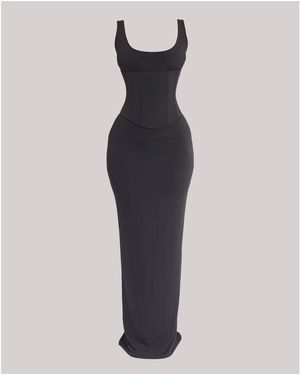 Mars the Label Sandra Scoop Maxi Dress - Black