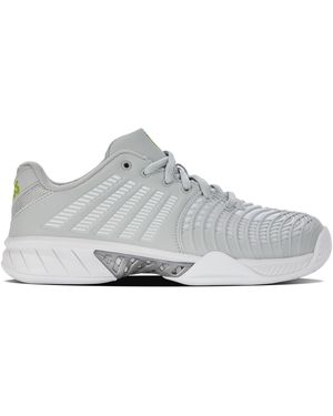K-swiss Express Light 3 Hb Clay Court Lace Up Tennis Shoes - Grey