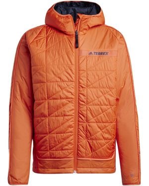 adidas Quilted Thermal Insulated Puffer Jacket - Orange