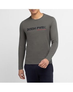 Eden Park Long-Sleeved T-Shirt - Grey