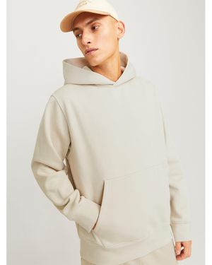 Jack & Jones Urban Edge 400 Gsm Hoodie - White