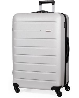 Pierre Cardin Voyager Hard Shell Travel Suitcase Cabin Luggage - Grey