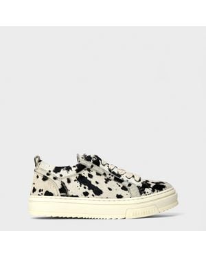 Represent Cowprint Low Trainers - White