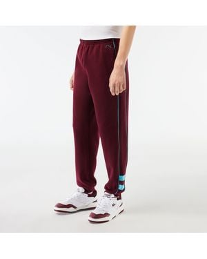 Lacoste Embroidered Closed Hem Fleece Joggers
