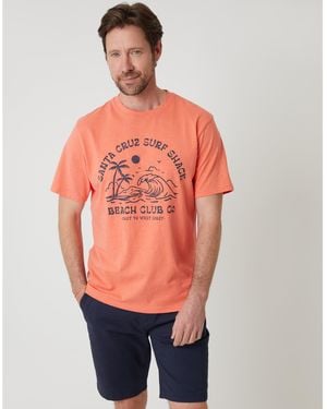 Saltwell Portrush Regular Fit T-Shirt - Orange
