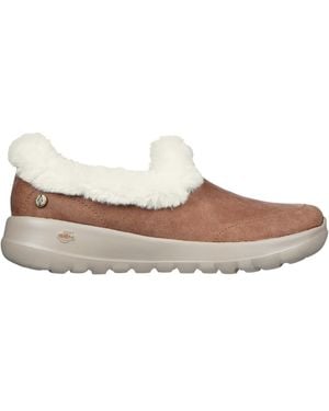 Skechers Slip On Trainers - Brown