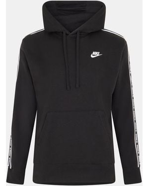 Nike Club Fleece Graphic Hooded Tracksuit - Black