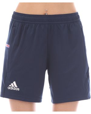 adidas Jersey Jogger Shorts - Blue