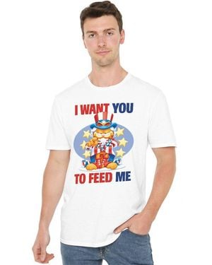 Garfield I Want You T Shirt - White
