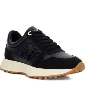 Dune Embossing Low-Top Trainers - Blue