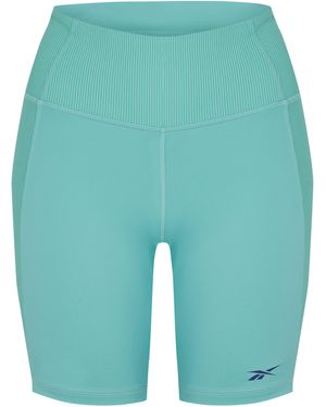 Reebok Les Mills Ribbed Compression Shorts - Blue