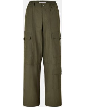 Jack Wills Low Rise Cargos - Green