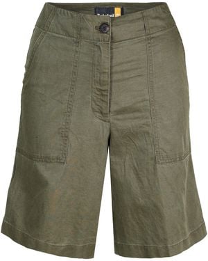 Timberland Linen Citadel Bermuda Shorts - Green