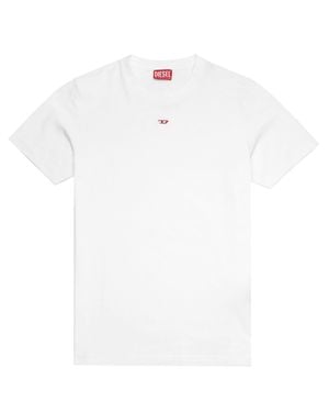 DIESEL Small Mid D T Shirt - White