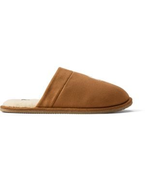 Polo Ralph Lauren Klarence Mule Slippers - Brown