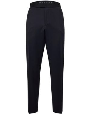 BOSS Genius Tuxedo Trousers - Blue
