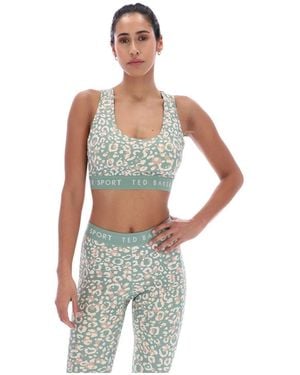 Ted Baker Pansy Essentials Printed Bra - Green