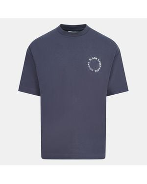 Blank Essentials Circle Oversized T-Shirt - Blue