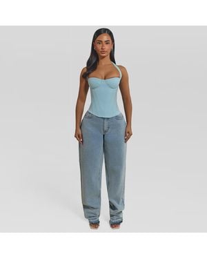 Mars the Label Zadie Corset Top - Blue