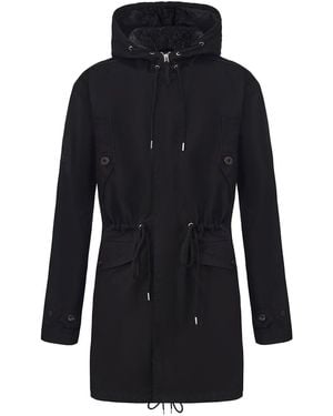 Pretty Green Pg Cassette Parka - Black