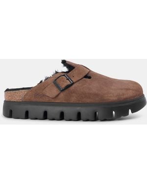Birkenstock Boston Chunky Supportive Footbed Adjustable Clogs - Brown