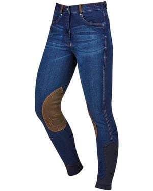 Dublin Shona Knee Patch Breeches - Blue