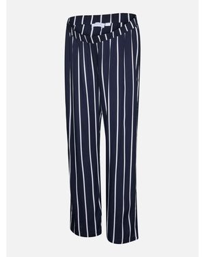 Mama.licious Mama Straight Leg Trouser - Blue