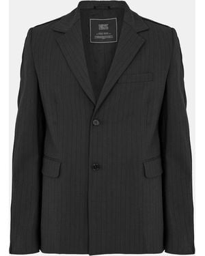 DIESEL Wire Structured Blazer - Black