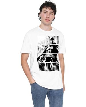 Batman Panels Cotton T-Shirt - White
