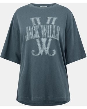 Jack Wills Jw Laundered Regular Fit T-Shirt - Blue
