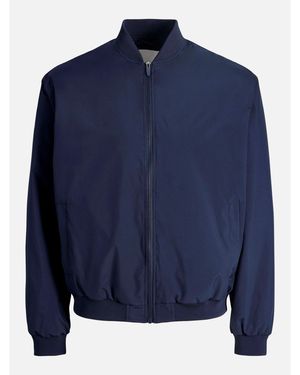 Jack & Jones Charge Bomber Jacket - Blue