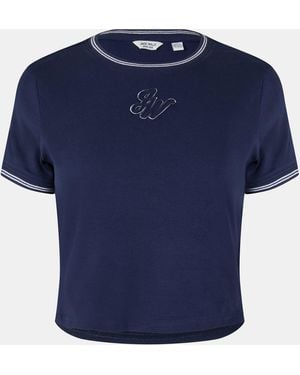 Jack Wills Jw Logo Slim Fit T-Shirt - Blue