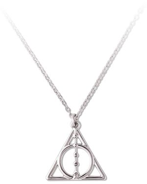 Harry Potter Deathly Hallows Necklace - Metallic