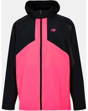 New Balance Active Utility Woven Lightweight Performance Training Jacket - Pink